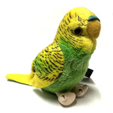 13cm Budgerigar - Budgie Soft Toy - Choose Blue or Green