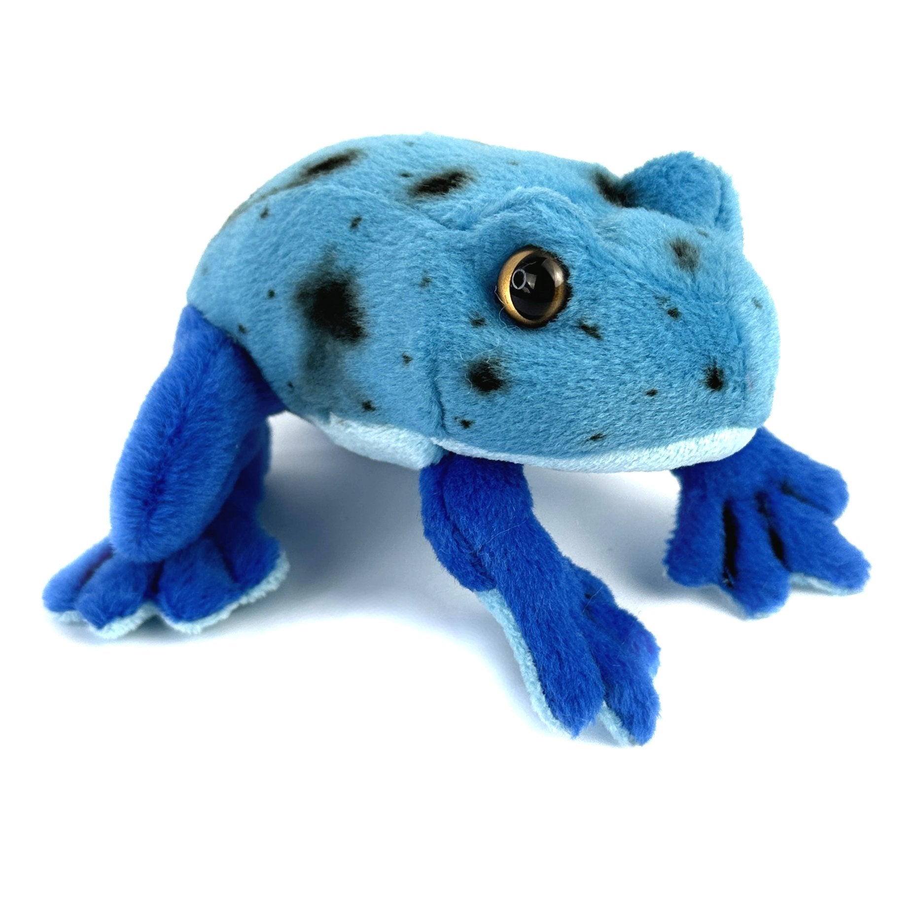 13cm Blue frog Soft Toy Soft Toy Animals Blue Frog Toys