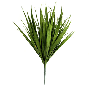 Artificial Flocked Sword Grass Bush 35cm