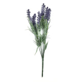 Artificial Lavender Flower Bush 34cm - Dark Purple