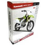 1:12 Scale Diecast Kawasaki KX 450F Motorcycle Self Assembly Kit