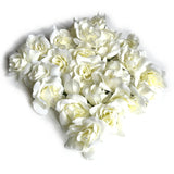 Pack of 100 Artificial Ivory Rose Flower Heads