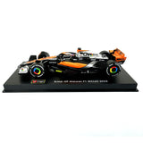 1:43 Diecast F1 Mclaren Mcl60 2023 With Helmet Piastri Scale Model