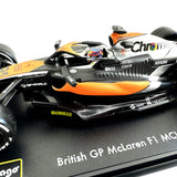 1:43 Diecast F1 Mclaren Mcl60 2023 With Helmet Piastri Scale Model