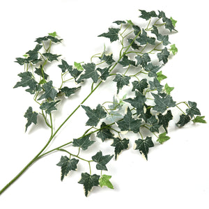 Artificial Variegated Ivy Leaf Spray 90cm