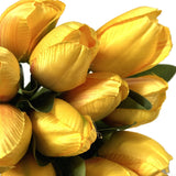 Artificial Tulip Flower Bundle - Yellow