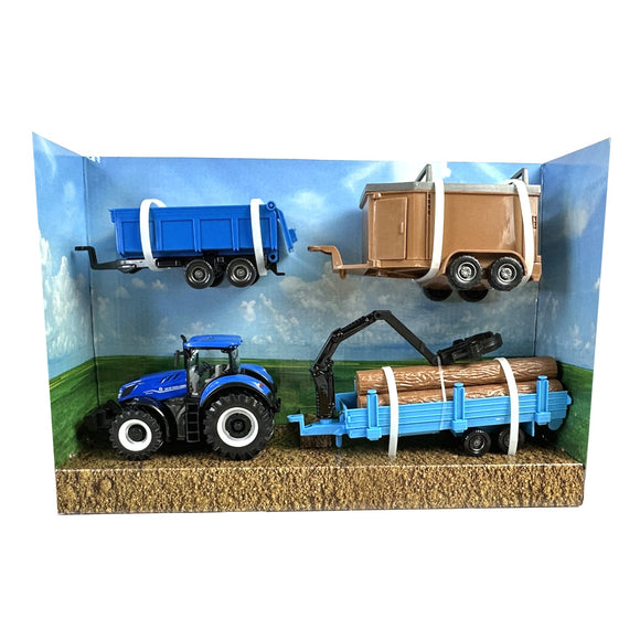 Diecast New Holland Tractor Scale Model Farm Toy