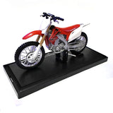 1:18 Diecast Honda CRF 450R Motorcycle Scale Model