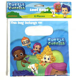 Bubble Guppies Party Favour Loot Bags Pack of 8