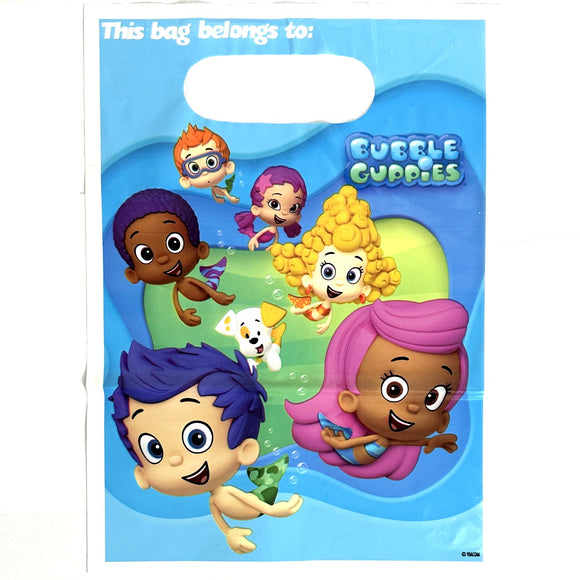 Bubble Guppies Party Favour Loot Bags Pack of 8