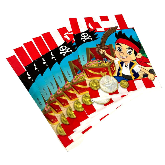 Pack of 6 Pirate Party Bags