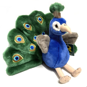Peacock Plush Cuddly Soft Toy Stuffed Animal