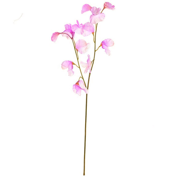 Artificial Sweet Pea Pink Faux Flowers