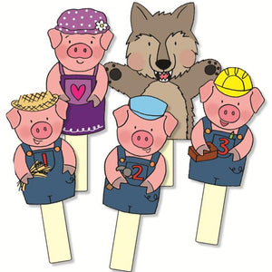 The Three Little Pigs Story Sticks Set