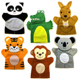 Wild Animal Hand Puppets For Story Telling