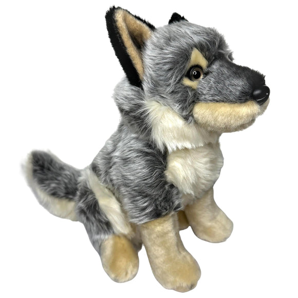 Eco Friendly Wolf Cuddly Soft Toy Stuffed Animal