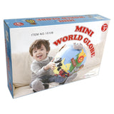 Inflatable World Globe with Fabric Cover & 20 Attachable Motifs