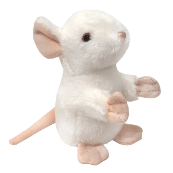 13cm Mouse Soft Toy - Choose Brown or White