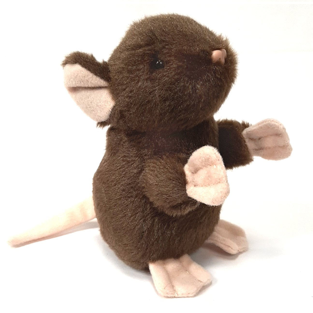 13cm Mouse Soft Toy Choose Brown or White