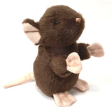 13cm Mouse Soft Toy - Choose Brown or White