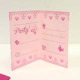 Pack of 6 Disney Princess Party Invites