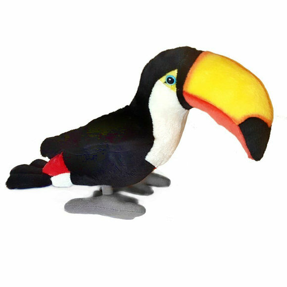 22cm Soft Cuddly Plush Toucan Toy suitable for all ages
