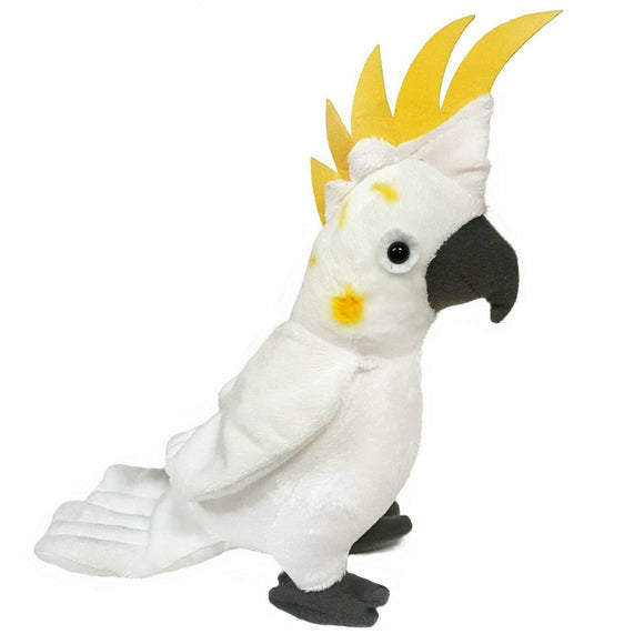 27cm Cockatoo Soft Cuddly Plush Toy, Suitable for all ages