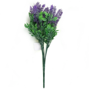 Artificial Lavender Plant with faux purple flowers