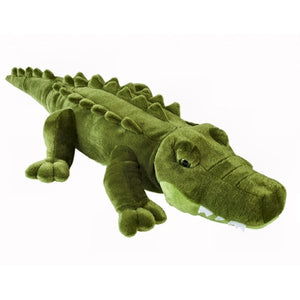 This super size super soft high detail Crocodile cuddly soft toy measures 80 cm long and is very huggable. Suitable for all ages.  The very soft Stuffing in this toy is made from recycled PET.  CE tested and certified and made from high quality materials delivering you a superb product that will be cherished for years