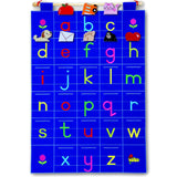 Large Fabric ABC Chart, learning resource with detachable pieces