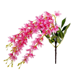 Artificial Wisteria Pray with Pink Faux Flowers