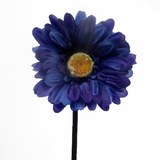 Artificial Blue Gerbera Flower Stem
