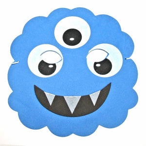 Children's Blue Monster Face Mask for Fancy Dress