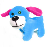 BlueBrightly Coloured 13cm Puppy Dog Cuddly Plush Soft Toy, Gift, Party Bag Filler Favor 