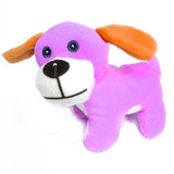 Purple Brightly Coloured 13cm Puppy Dog Cuddly Plush Soft Toy, Gift, Party Bag Filler Favor