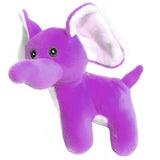 Purple Bright Colour Elephant 13cm Cuddly Plush Soft Toy gift party bag filler favor