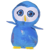 Bright Blue Owl cuddly Plush Toy Party bag Filler Favor Gift