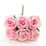 Artificial Rose Bundle with baby pink flowers