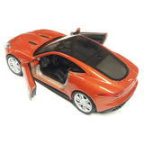 Die Cast F Type Jaguar Toy in Burnt Orange Back