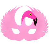 Children's Pink Foam Flamingo mask 6 pack 