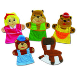 Goldilocks and the Three Bears Story Time Hand Puppet Set