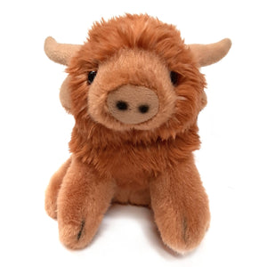 Small Highland Cow Stuffed Animal Toy