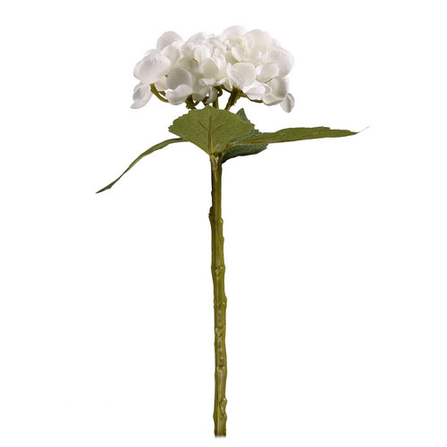 Artificial Hydrangea flower stem ivory