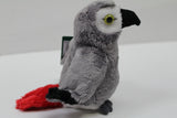 15cm African Grey Parrot Soft Toy