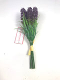 Artificial Lavender Bundle 18cm with 6 Stems and Purple Flowers