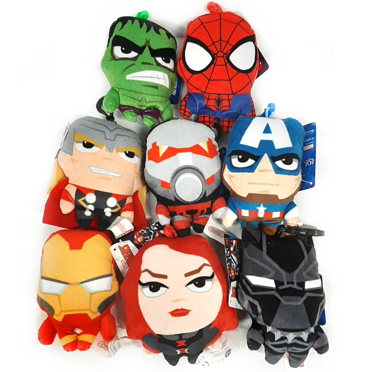 Marvel Avengers Bag Clip Plush Toy Blue Frog Toys