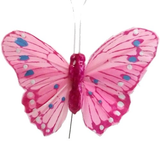 Butterfly decorations for flower displays
