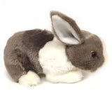 27cm Rabbit Soft Toy Collection - White, Grey and Brown