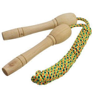 Children's Wooden Handled Skipping Rope Toy