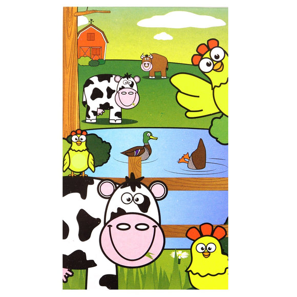 Small Farm Animal Colouring Book Party Bag Fillers
